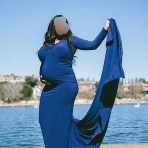 Elegant Maternity Womens Gown